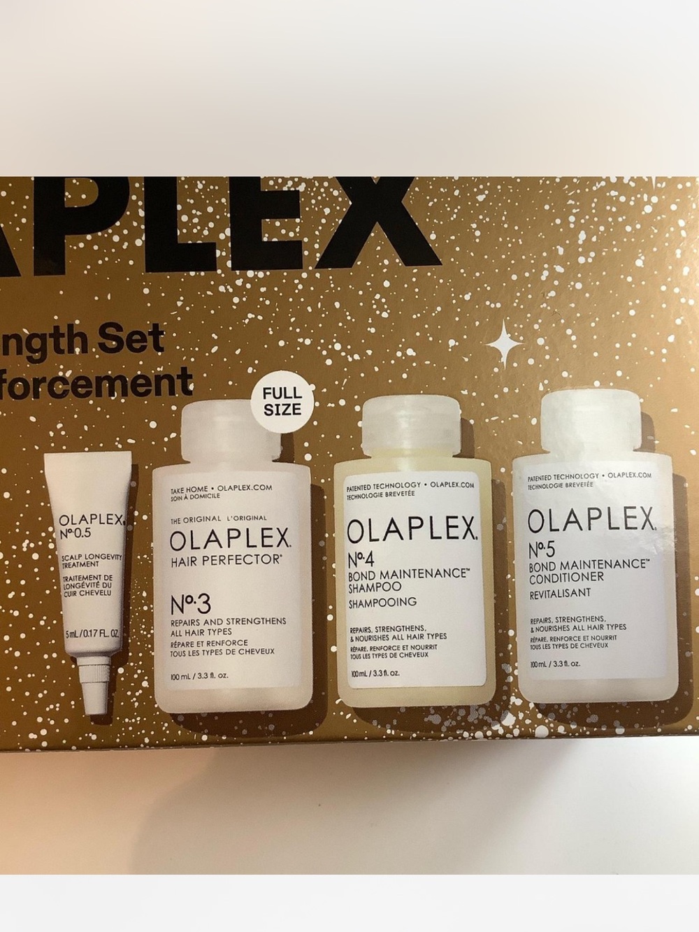 OLAPLEX Bond Maintenance Set – White Bottles